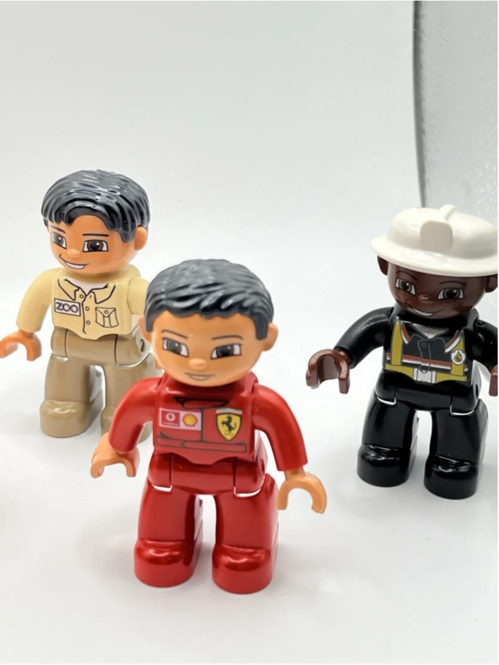 Lego Duplo Collectible Toy Figures Lot Of 6 - Firefighters Construction Worker